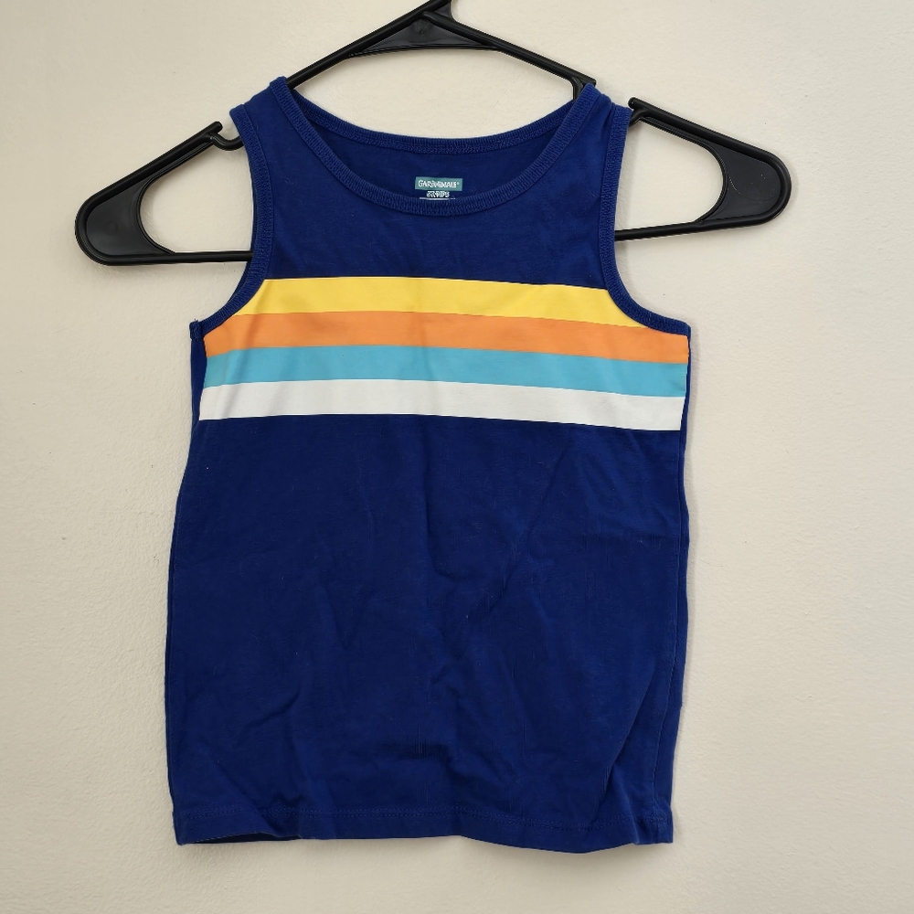 Garanimals Boys 5T Blue Tank Top with Stripes